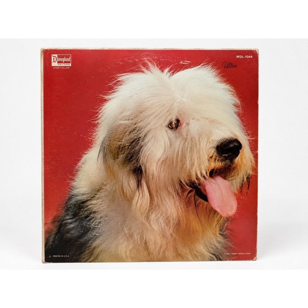 Vintage Disney The Shaggy Dog LP Disneyland Records WDL-1044 Fred MacMurray